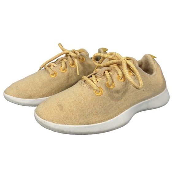 allbirds Shoes - Allbirds Wool Runners Size 7 Turk Honey Yellow Lightweight Comfort Shoe Washable